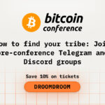 How to find your tribe Join pre-conference Telegram and Discord groups