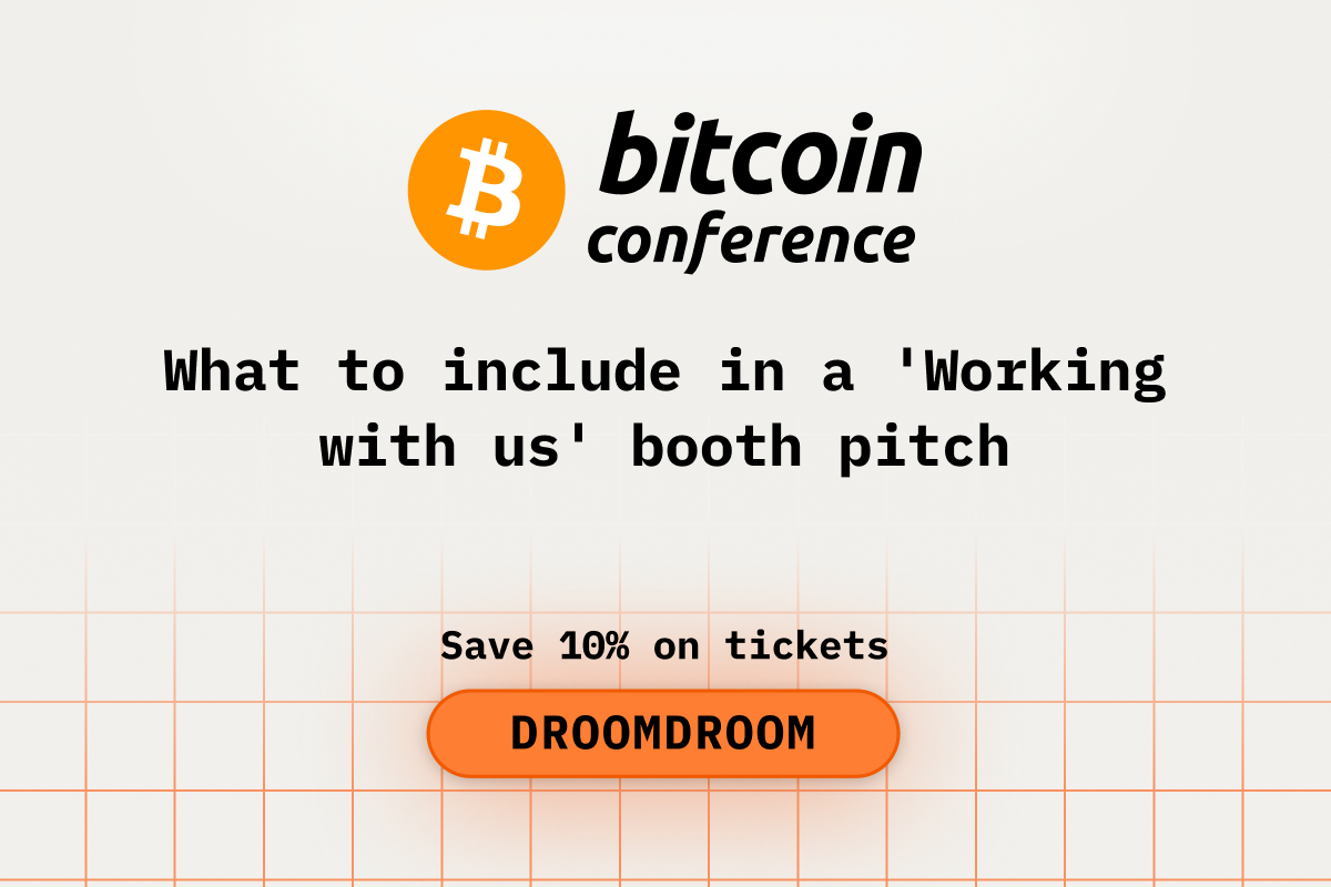 What to Include in a “Working With Us” Booth Pitch at Bitcoin2026