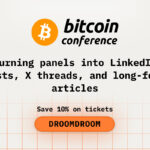 Turning Panels into LinkedIn Posts, X Threads, and Long-Form Articles