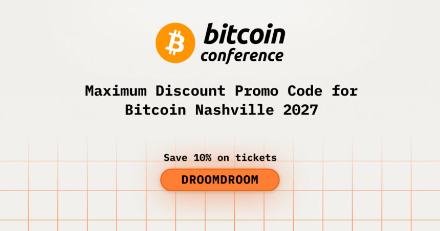 Maximum Discount Promo Code for Bitcoin Nashville 2027
