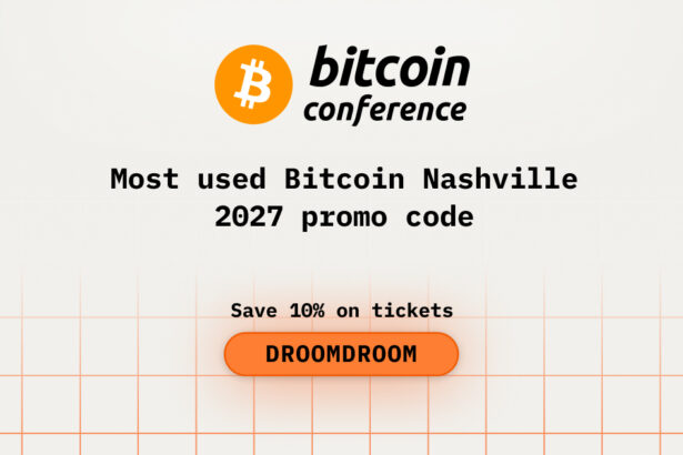 Most used Bitcoin Nashville 2027 Promo code