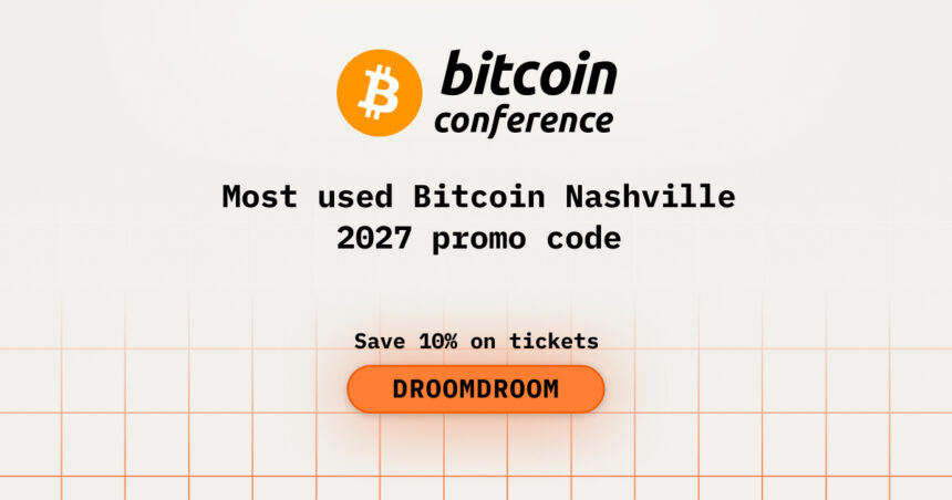 Most used Bitcoin Nashville 2027 Promo code